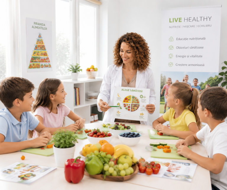 Atelier de educație nutrițională pentru copii Live Healthy
