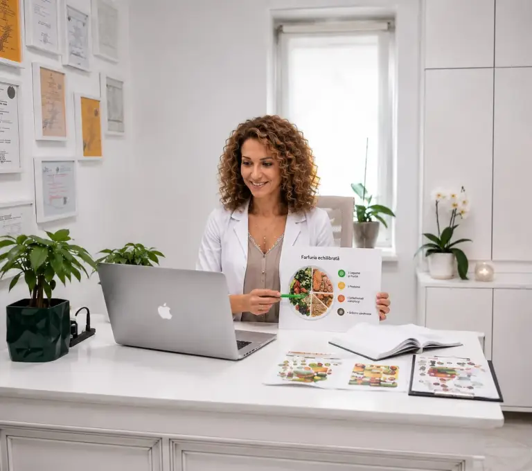 Educație nutrițională online cu nutriționist dietetician Live Healthy